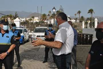 Homenaje de la Banda Municipal de Música a la Policía Local y Policía Nacional  (Foto Francisco Javier Santana)